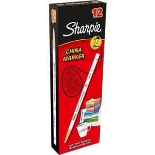 China Marker White Tuck. 12-pack