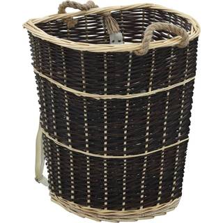 bærerygsæk til brænde med håndtag 57 x 51 x 69 cm naturpil