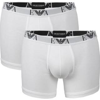EMPORIO ARMANI Herren Trunks weiß Baumwolle & Mix unifarben