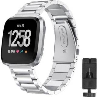Armbånd Rustfri stål Fitbit Versa 2 - Sølv