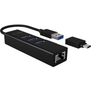 ICY BOX IB-HUB1419 3x USB 3.0 1x LAN
