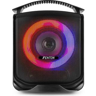 Mini Festhøjttaler på batteri "Sputnik 1" med Bluetooth og farverigt LED lys på