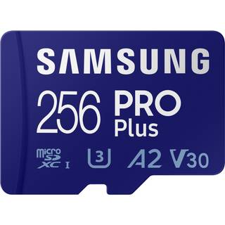 Samsung PRO Plus microSDXC 256GB &amp; USB Card Reader - Hukommelsekort