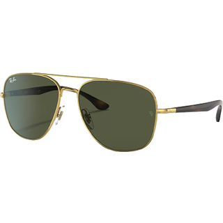 Ray - Ban Unisex RB3683 001/31 Solbriller Metal Guld G15 Firkantet Normal