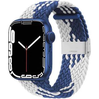 Flettet Elastik Armbånd Apple Watch 7 (41mm) - gradientpurple