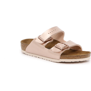 Birkenstock Kids' Arizona Birko-Flor Narrow Desert Soil Camo Khaki, 26