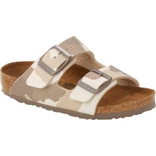 Birkenstock Kids' Arizona Birko-Flor Narrow Desert Soil Camo Almond, 28