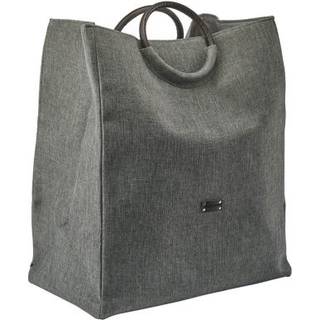 Vasketøjskurv JADA - silver grey
