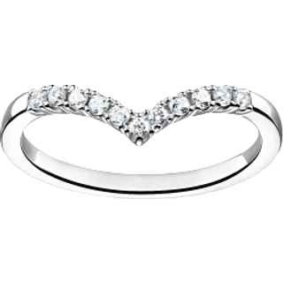 Thomas Sabo TR2394-051-14 Damenring V-Form mit Weißen Steinen