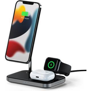 Satechi 3i1 MagSafe Trådløs Oplader - Sort