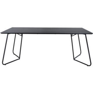 Venture Design Petra spisebord Sort/sort 190 x 90 cm