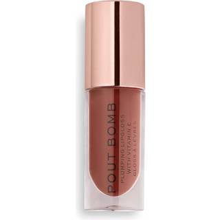Revolution Pout Bomb Plumping Gloss Cookie Warm Nude