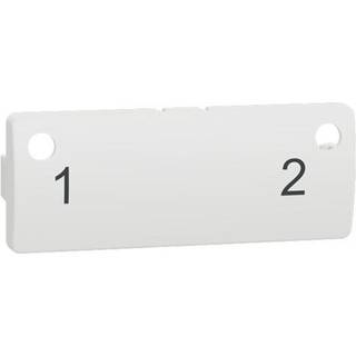 LK FUGA tangent 1/2 for Wiser trådløs lysdæmper, hvid