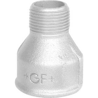 GF  spidsmuffe galv. 1 1/2x3/4