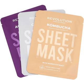 Revolution skincare london sheet masks combination skin 3 stk.
