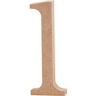 Elegant Træbogstav 'l' - 12,7 cm Høj