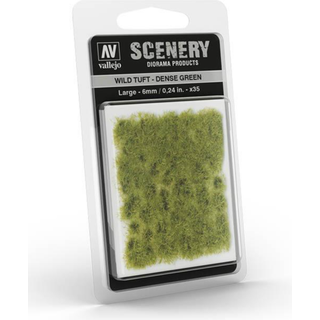 Vallejo Wild Tuft - Dense Green 6 mm. [Levering: 1-2 dage]