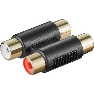 Pro Audio adapter RCA Coupling F x2