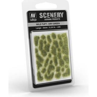 Vallejo Wild Tuft - Dry Green 6 mm. [Levering: 1-2 dage]