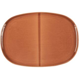 Heirol Heirol x Nosse Svelte tallerken oval 30 cm Terracotta