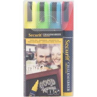 Securit SMA510 Kridtmarker | 4 farver