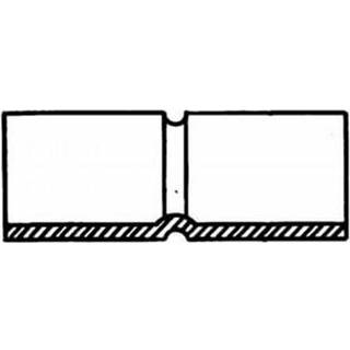 Pipelife 70008152 Splejsning muffe varmgalvaniseret, gevindskåret 25 mm