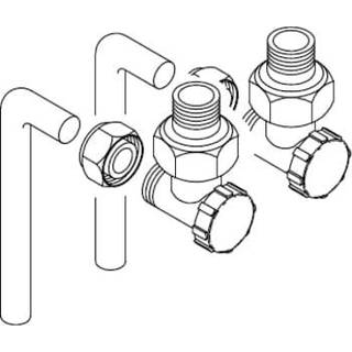 Gabotherm Stålrørsæt Combi 85-100mm 1/2 X 12mm
