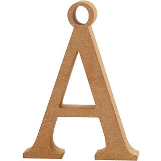 Træbogstav 'Å' - 8 cm, personlig vægdekoration
