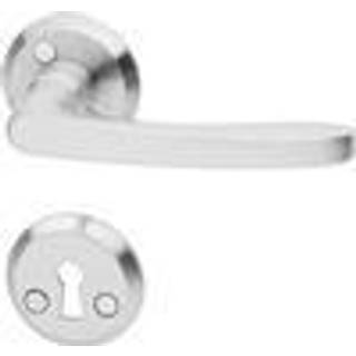 Habo Chicago indvendigt dørgreb med nøgleskilt, rustfri