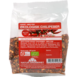 Natur Drogeriet Chili Knust med Frø Ø (100 gr)