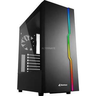 Sharkoon RGB Slider - MDT - ATX - Kabinet - Tower - Sort