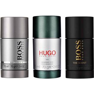 3-pack Hugo Boss Deostick (Bottled + Hugo Man + The Scent 75ml)