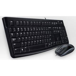 Logitech MK120 Desktop - CH - Tastatur & Mus sæt - Schweizisk - Sort
