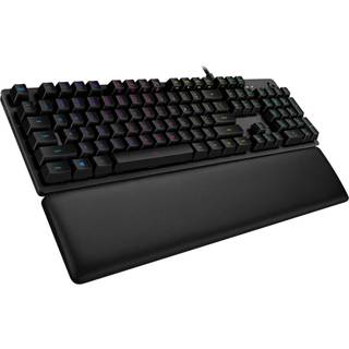 Logitech G513 Carbon RGB GX Brown - US - Gaming Tastatur - Amerikansk engelsk - Sort