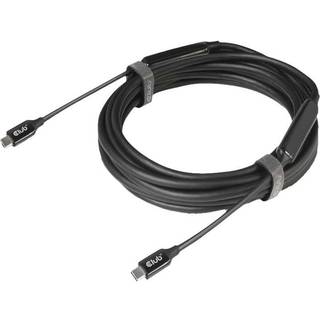 USB 3.2 Gen 2 / DisplayPort 1.4 USB Type-C kabel 5m Sort