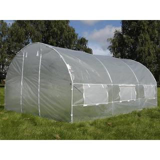 Polytunnel Drivhus 3x4,5x2m, 13,5m², Transparent