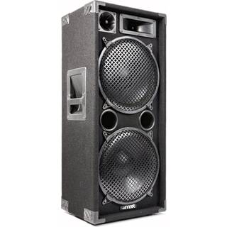 Diskohøjttaler i populært disco-look, 3-vejs med 2x 12" bas / højttaler speaker