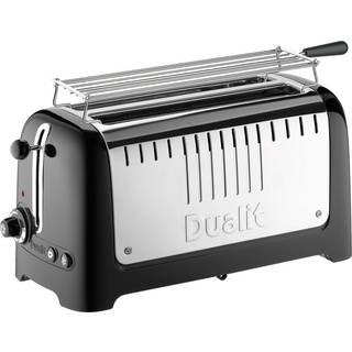 Dualit - Dualit Brödrost Lite Lång 4 Skivors Blank Svart - Brødristere