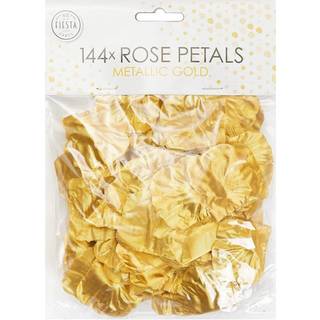 Guld rosenblade 144 stk.