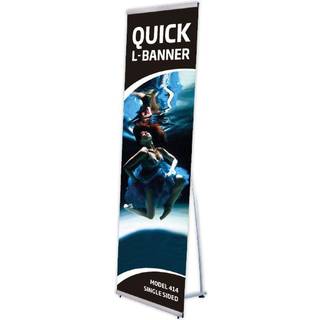 Quick L-Banner, enkeltsidet, 60 x 200 cm