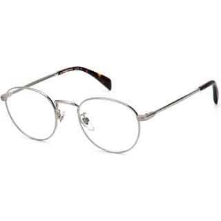 DAVID BECKHAM Mand DB 1015 6LB Optiske stel Metal Sølv Rund