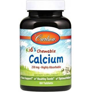 Kid's tyggetablet Calcium, 250mg Natural Vanilla - 60 tabs