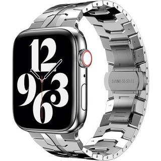 Iron Man Rustfrit Stål Armbånd Apple Watch 6 (44mm) - Sølv