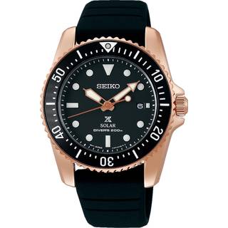 Seiko SNE586P1 Prospex Sort/Gummi Ø38.5 mm