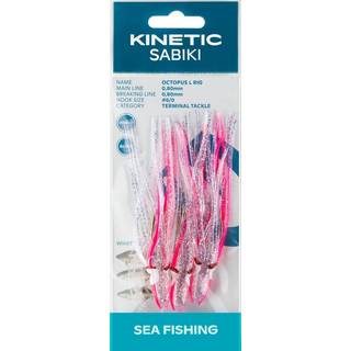 Kinetic Sabiki Octopus Torskeforfang #6/0 Pink/Glow