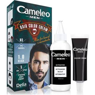 Delia Cosmetics Cameleo Men Hårfarve Skygge 1.0 Black 30 ml - 30 ml