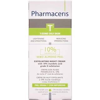 Pharmaceris T Sebo-Almond Peel 10% Natcreme Uren Hud - 50 ml.