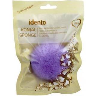 Idento Konjac Svamp - Halfball - Lavender (Lilla)