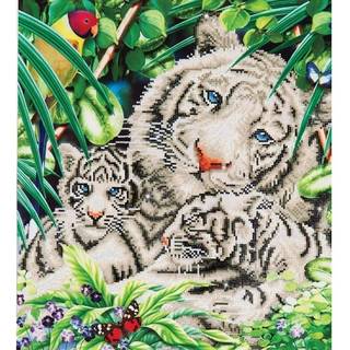 Diamond Dotz 52 X 52 cm - White Tiger