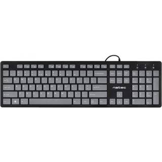 Natec Discus 2 - keyboard - QWERTY - US - black - Tastatur - Amerikansk engelsk - Sort